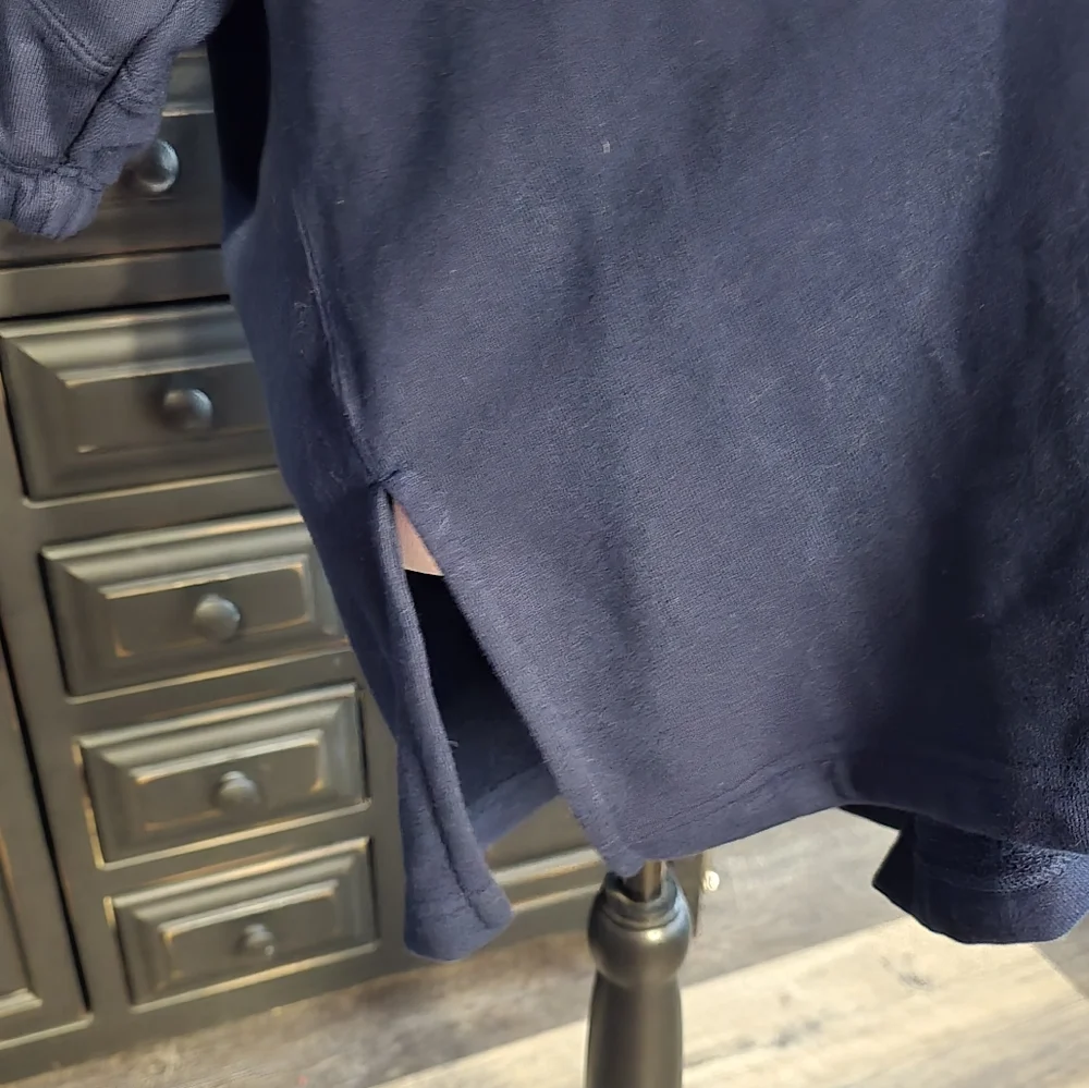 NWT Free People On The Run Top Only Navy Size M - Picture 5 of 9